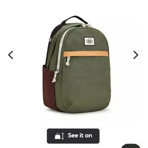 Kipling XAVI 15" Laptop Backpack - Moss Green